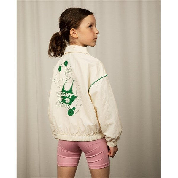 Mini Rodini Weight Lifting Sp Jacket Offwhite 3