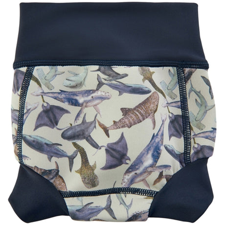 Mikk-Line Baby Swim Pants AOP Metal 2