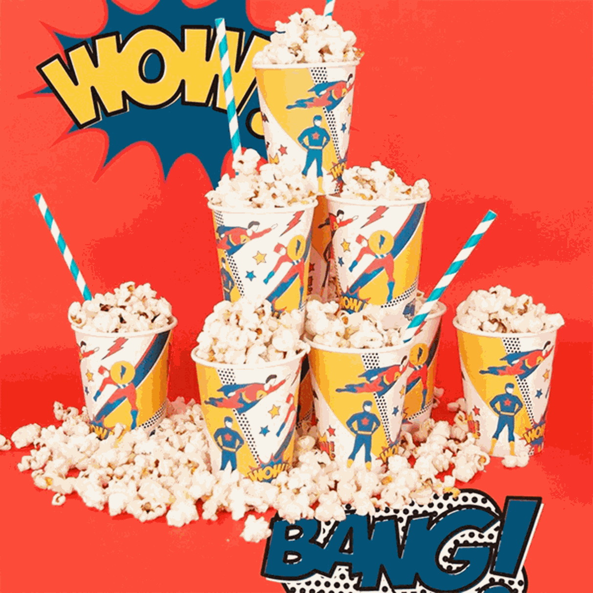 My Little Day Super Heroes Cups 8 Pcs 2