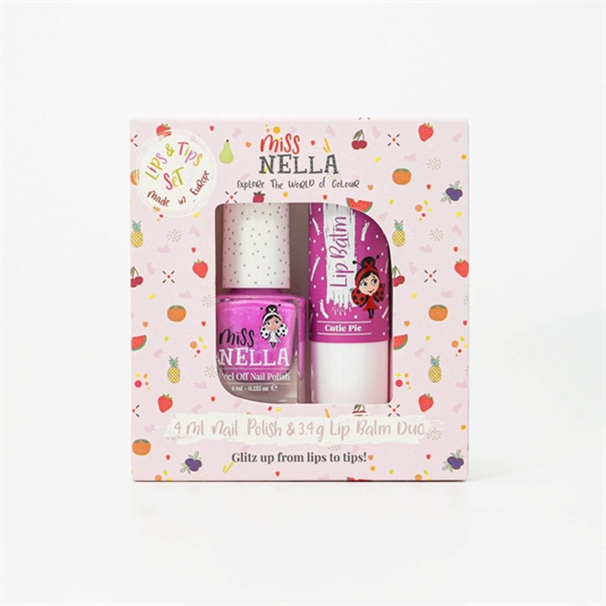 Miss Nella Lip Balm Cutie Pie + Nail Polish Blueberry Smoothies 2