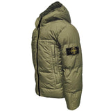 Stone Island Junior Down Jacket Olive Green 3