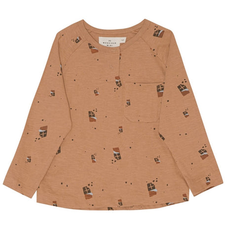 Monsieur Mini Mini Chocolate AOP Blouse