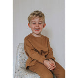 Monsieur Mini Baggy Leggings Waffle Sugar Brown 3