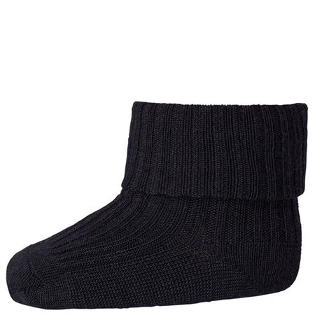 MP Wool Socks Rib Black