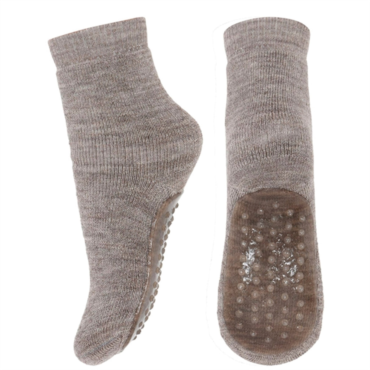 MP 79187 Socks Anti-Slip Socks 202 Light Brown Melange