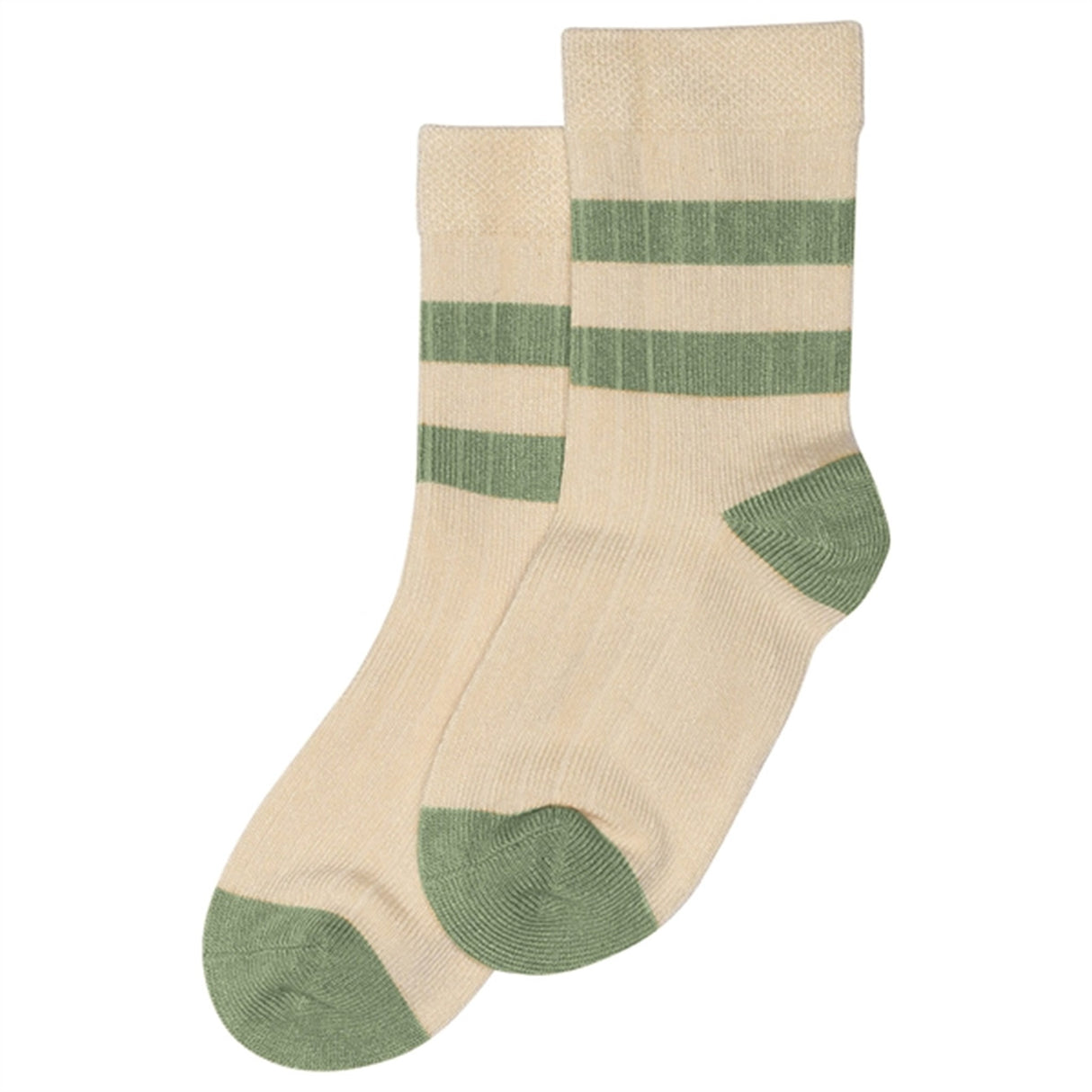 minipop® Spring Green/Offwhite Bamboo Socks Sport