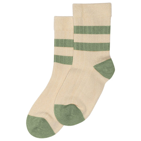 minipop® Spring Green/Offwhite Bamboo Socks Sport