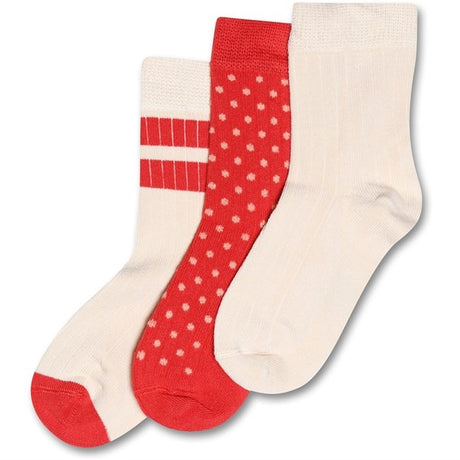 minipop® Bright Red Bamboo Socks Season 3-Pack