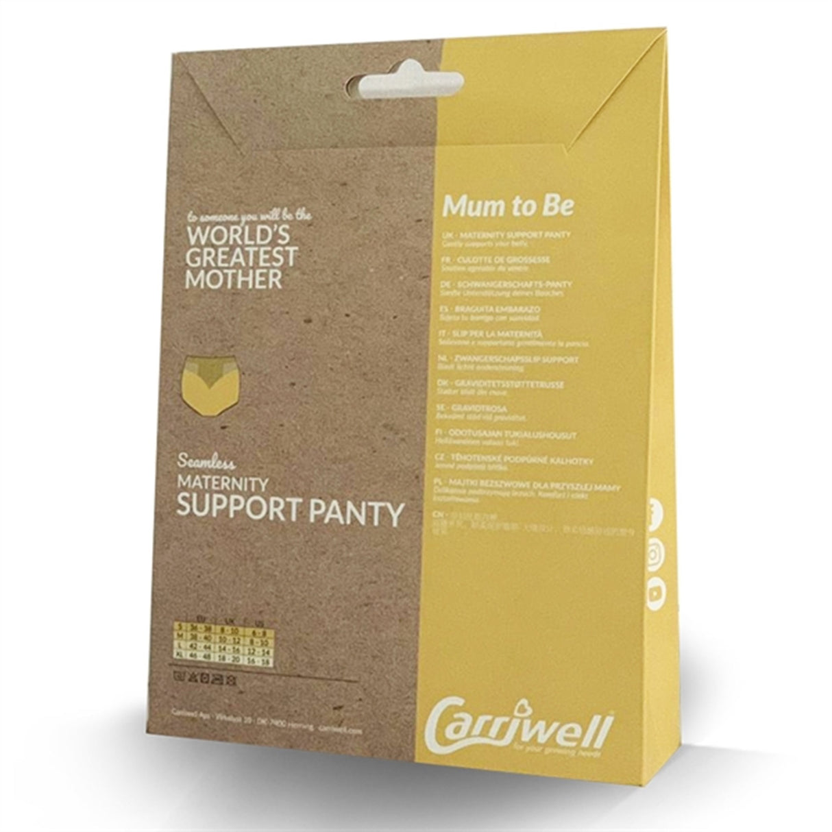 Carriwell Maternity Support Panty White 7