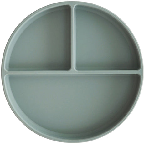 Mushie Silicone Plate Cambridge Blue