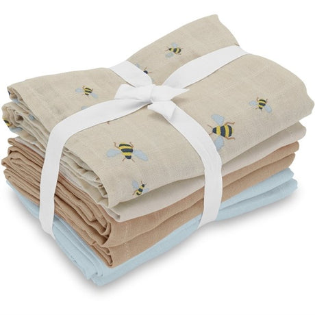 Vanilla COPENHAGEN Muslins 6-Pack Honeybee