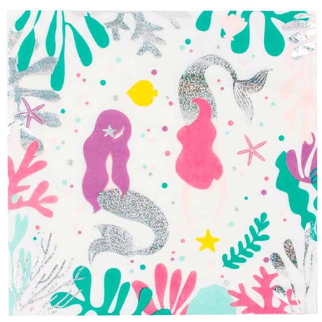 Meri Meri Napkin Mermaid 20 Pcs