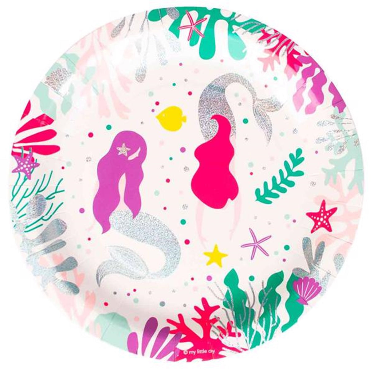 My Little Day Plate Mermaid 8 Pcs