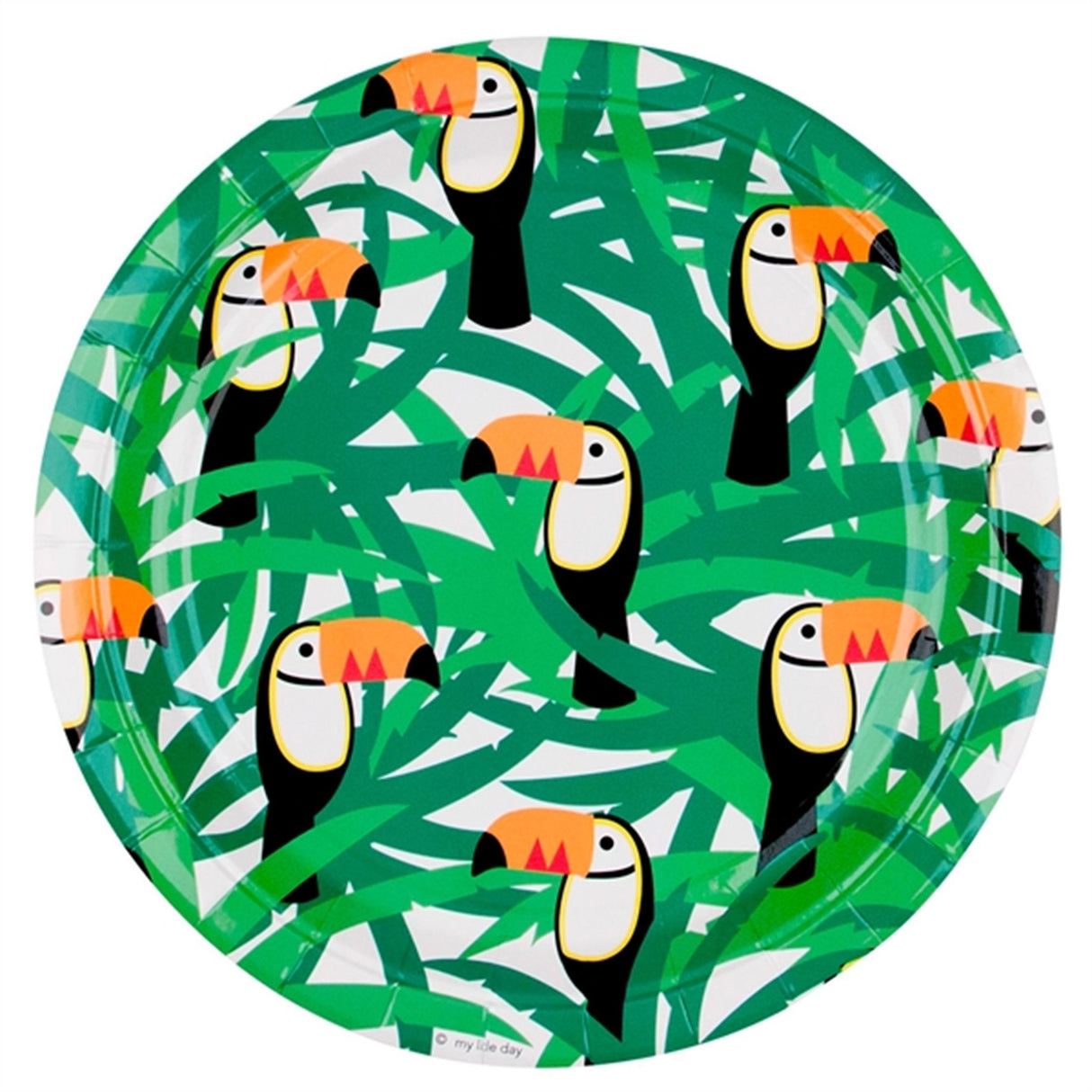 My Little Day Plate Tropical 8 Pcs