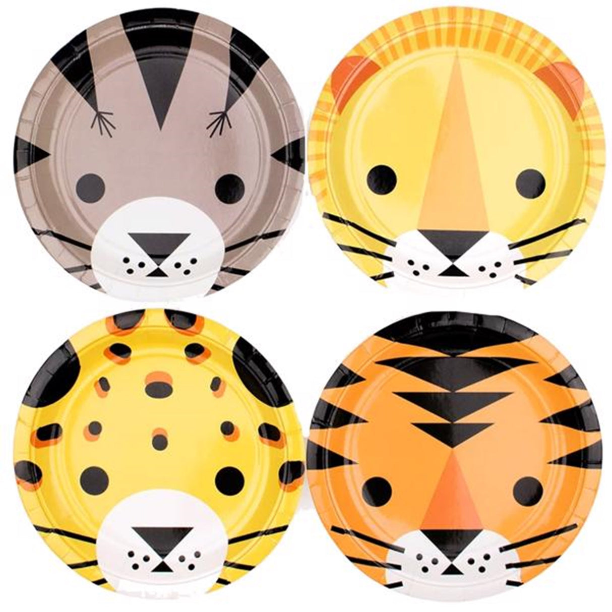 Meri Meri Plate Mini Felines 8 Pcs