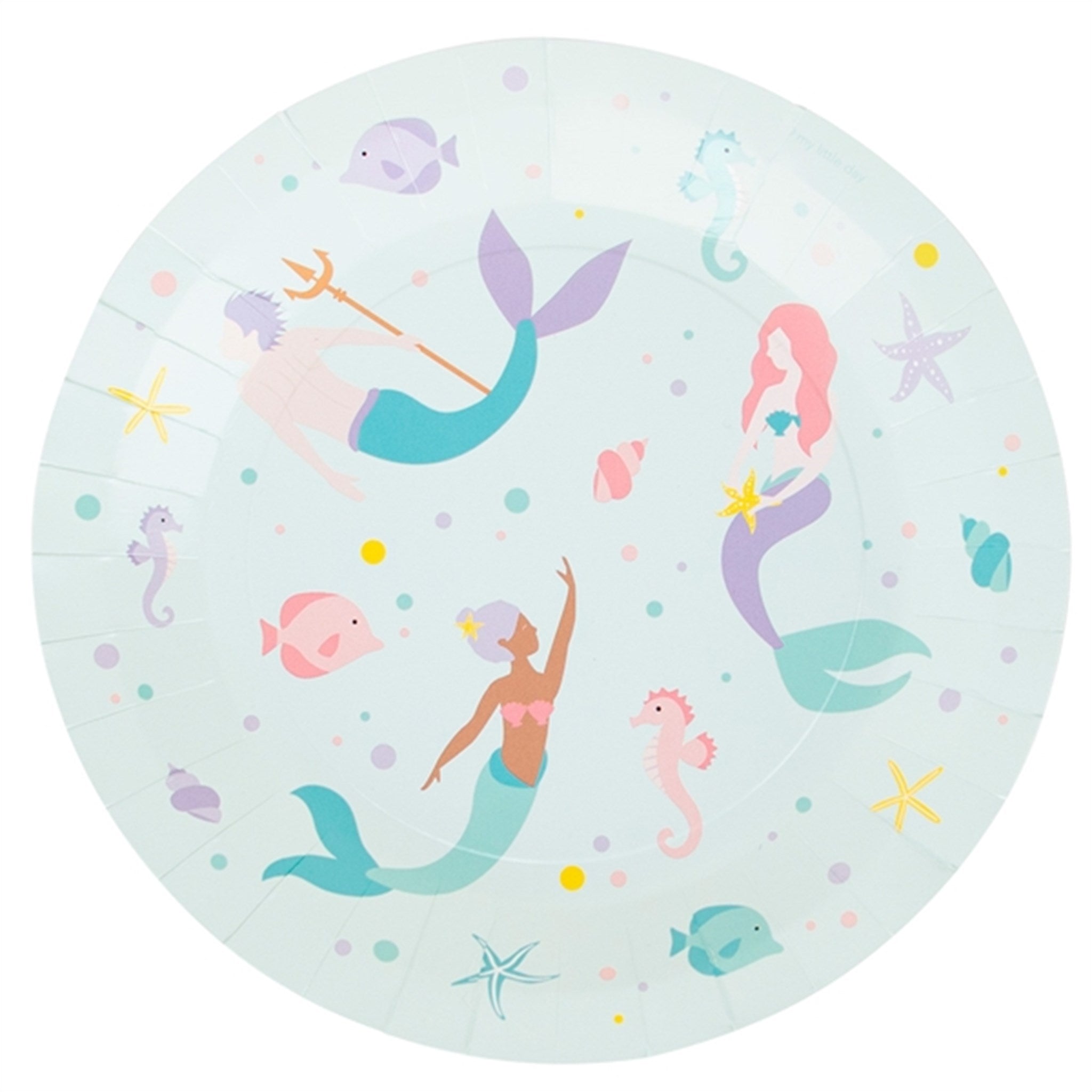 My Little Day Mermaid Plates 8 pcs