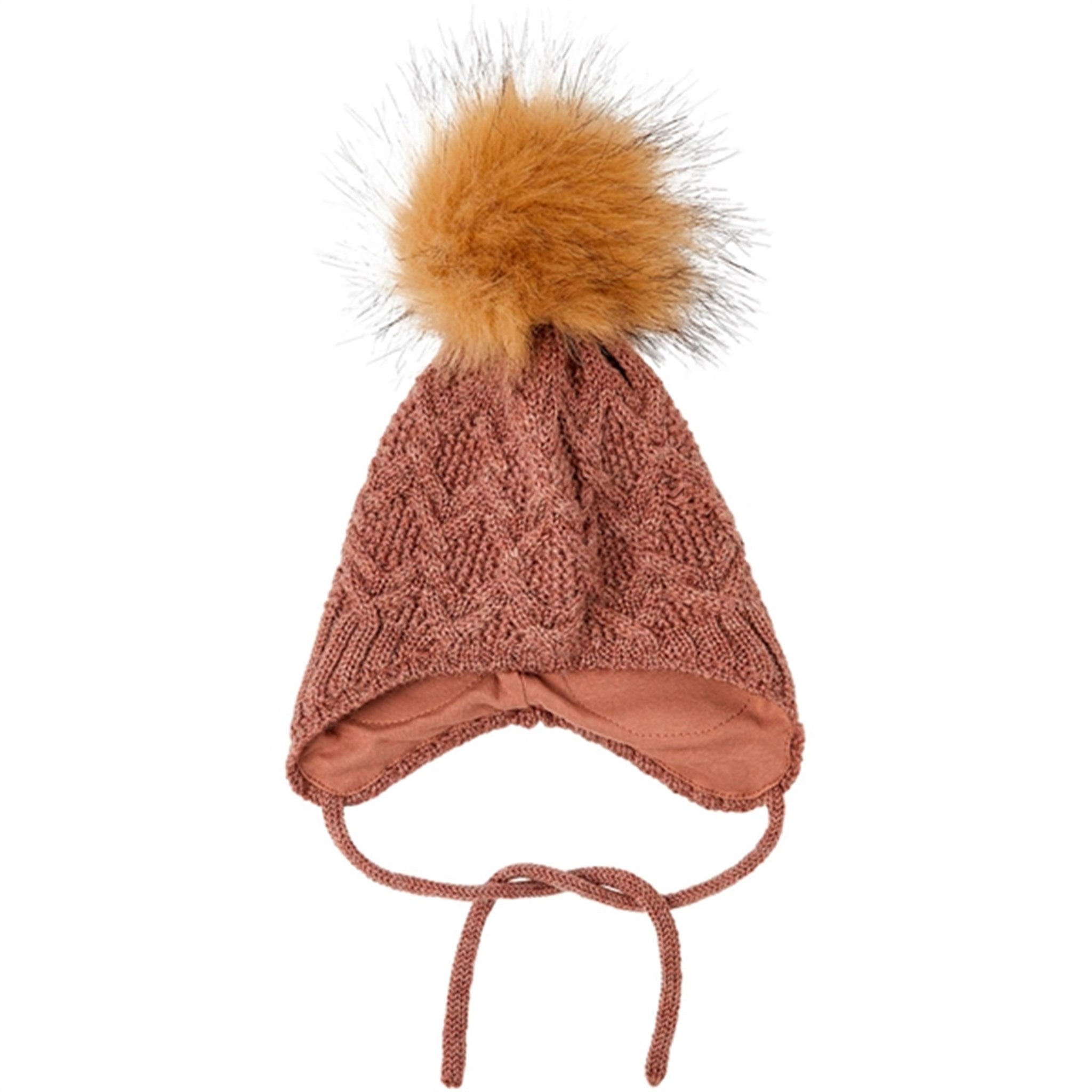 Name it Wool Cognac Wrilla Knit Hat