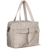 That's Mine Feather Grey Benne Nursing Bag 2