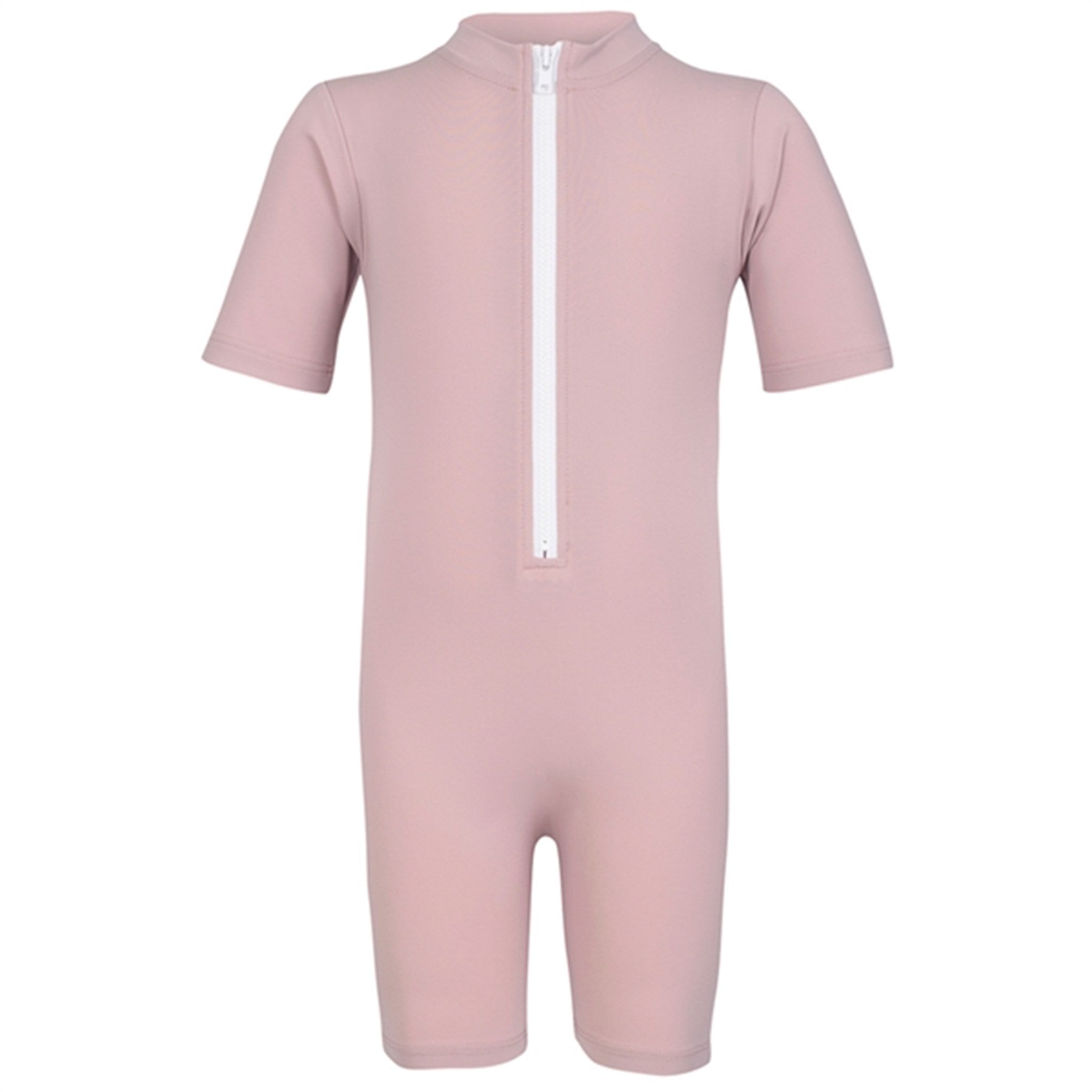 Petit Crabe Rose Nude Noe Frog Sunsuit with Zipper