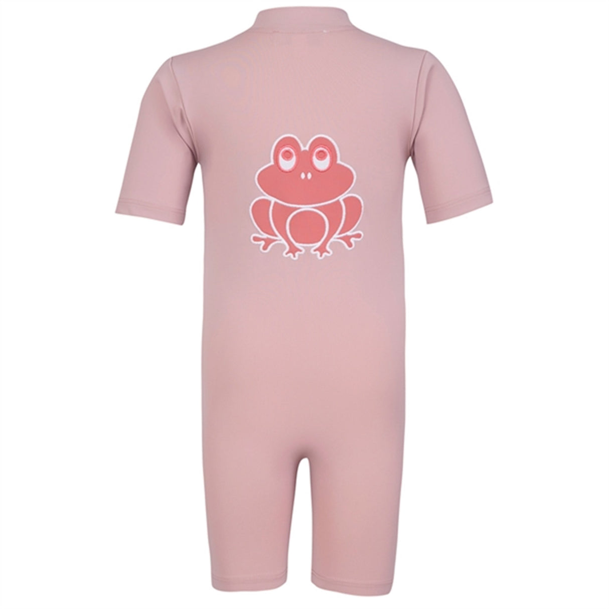 Petit Crabe Rose Nude Noe Frog Sunsuit with Zipper 7