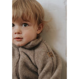 Mikk-Line Wool Baby Jacket Melange Denver