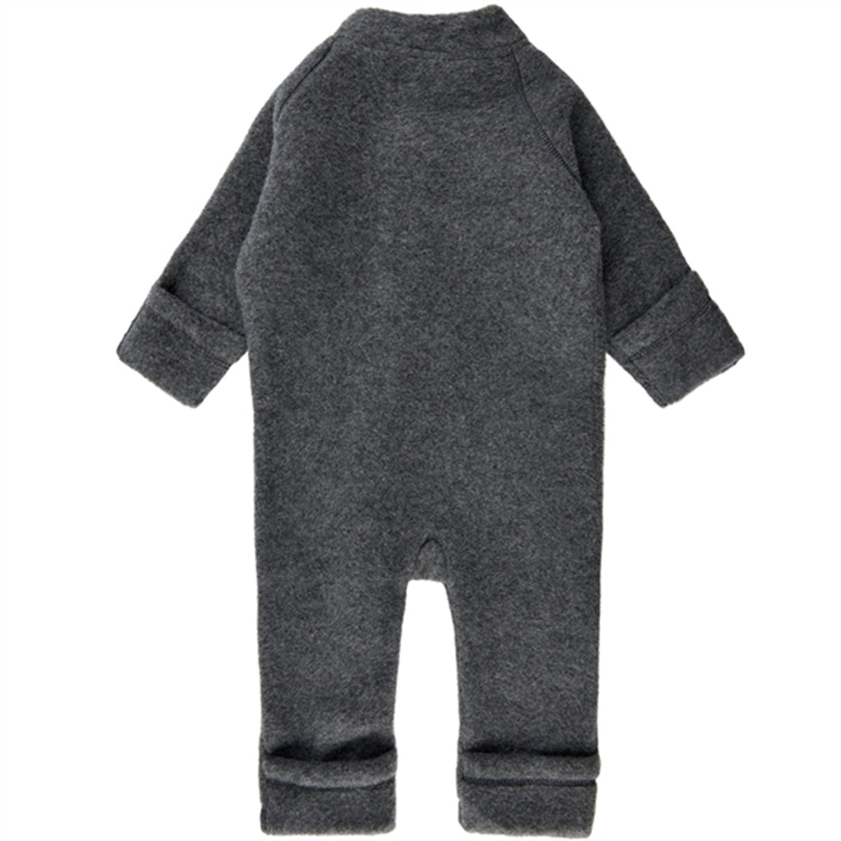 Mikk-Line Wool Baby Suit Anthracite Melange