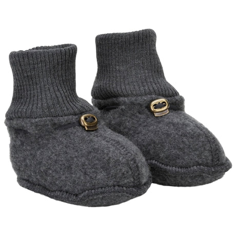 Mikk-Line Wool Footies Anthracite Melange