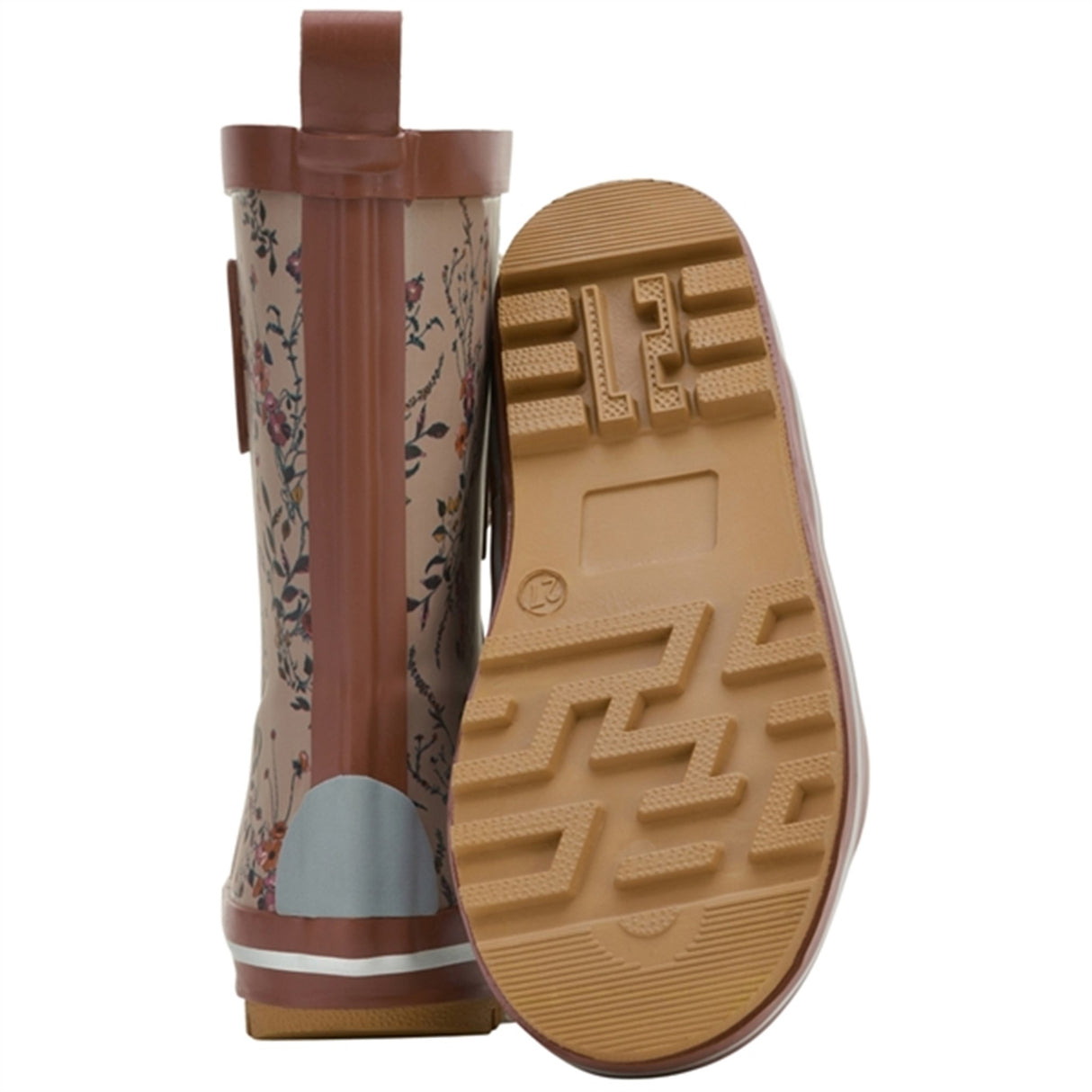 Mikk-Line Rubber Boots Print Nougat 5