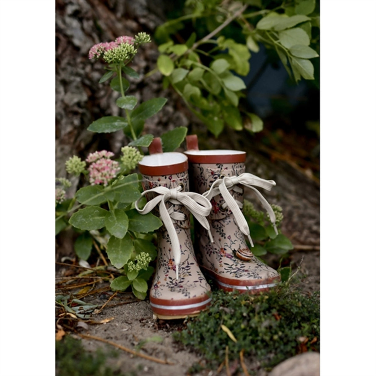 Mikk-Line Rubber Boots Print Nougat 4