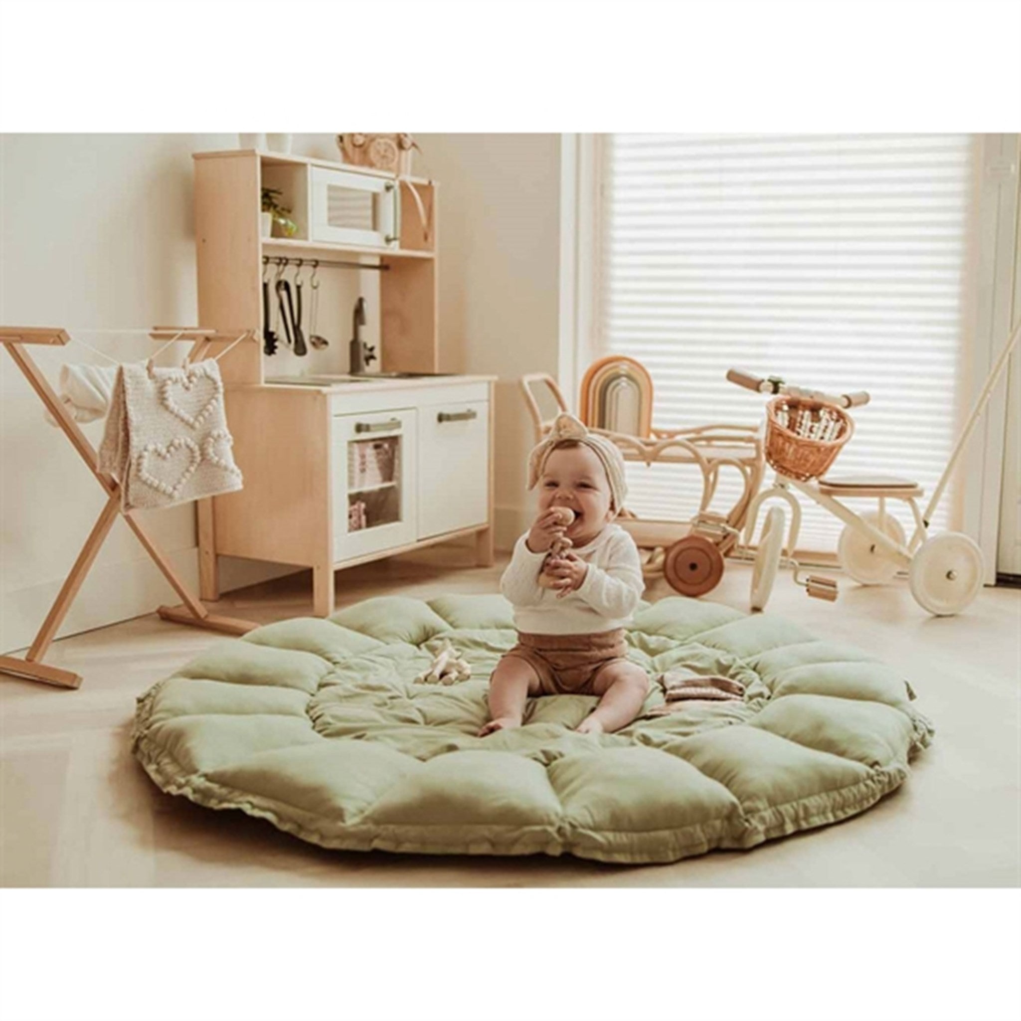 Play&Go 3-in-1 Play Mat Organic Bloom Meadow green 7