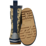 Mikk-Line Rubber Boots Print Olive Gray 4