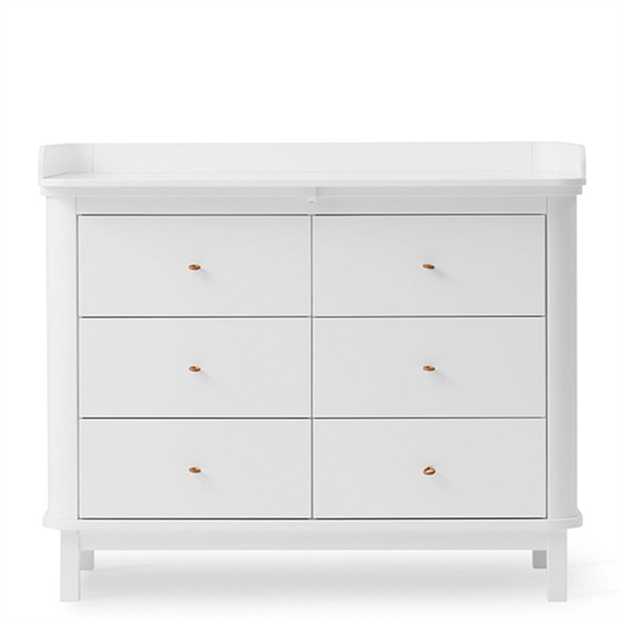 Oliver Furniture Wood Nursery Dresser w. 6 Draws White