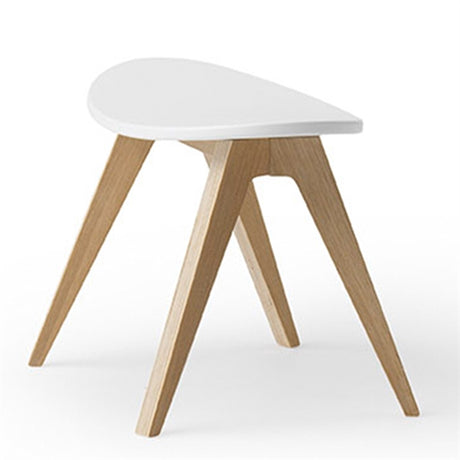 Oliver Furniture Wood Ping Pong Stool White/Oak