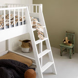 Oliver Furniture Seaside Half High Bed Junior White
