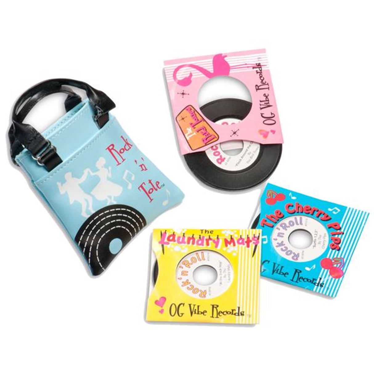 Our Generation Doll Accessories Retro - Rock and Tate with Records