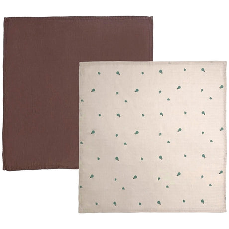 OYOY Muslin 2-pack Brown/Clay