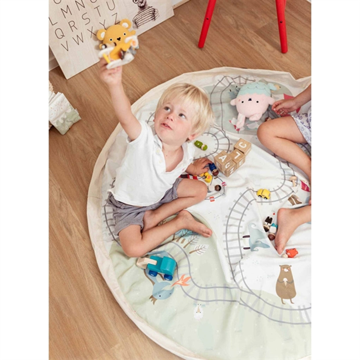 Play&Go 2-in-1 Play Mat Trainmap/Bears 7