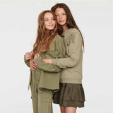 Sofie Schnoor Army Green Shirt 4