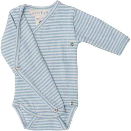 Serendipity Aqua/Ecru Newborn Wrap Body