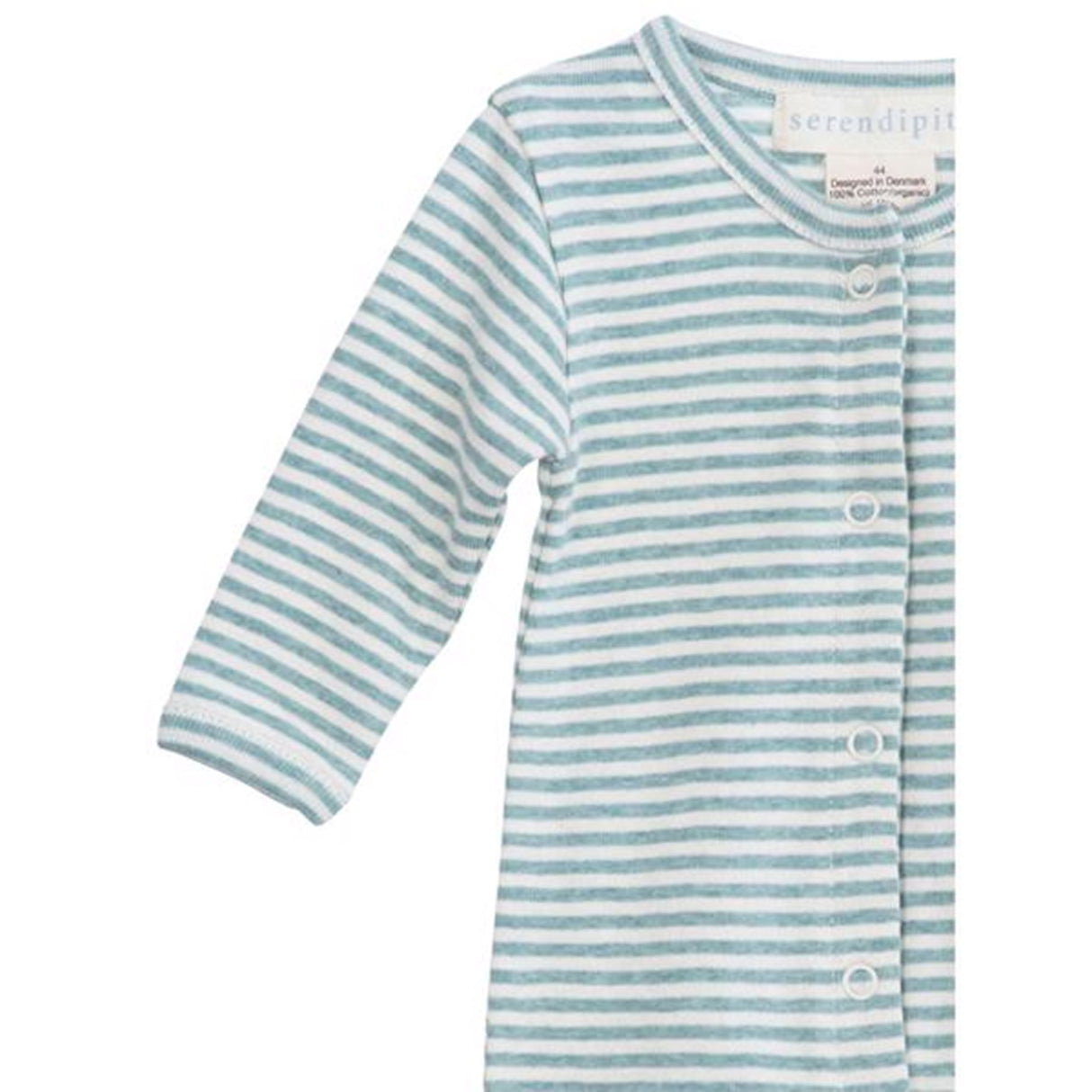 Serendipity Newborn Lake/Ecru Stripe Suit 2