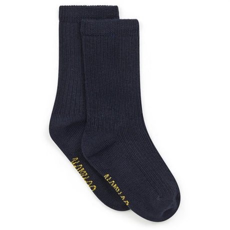 BONTON Navy Socks Rib