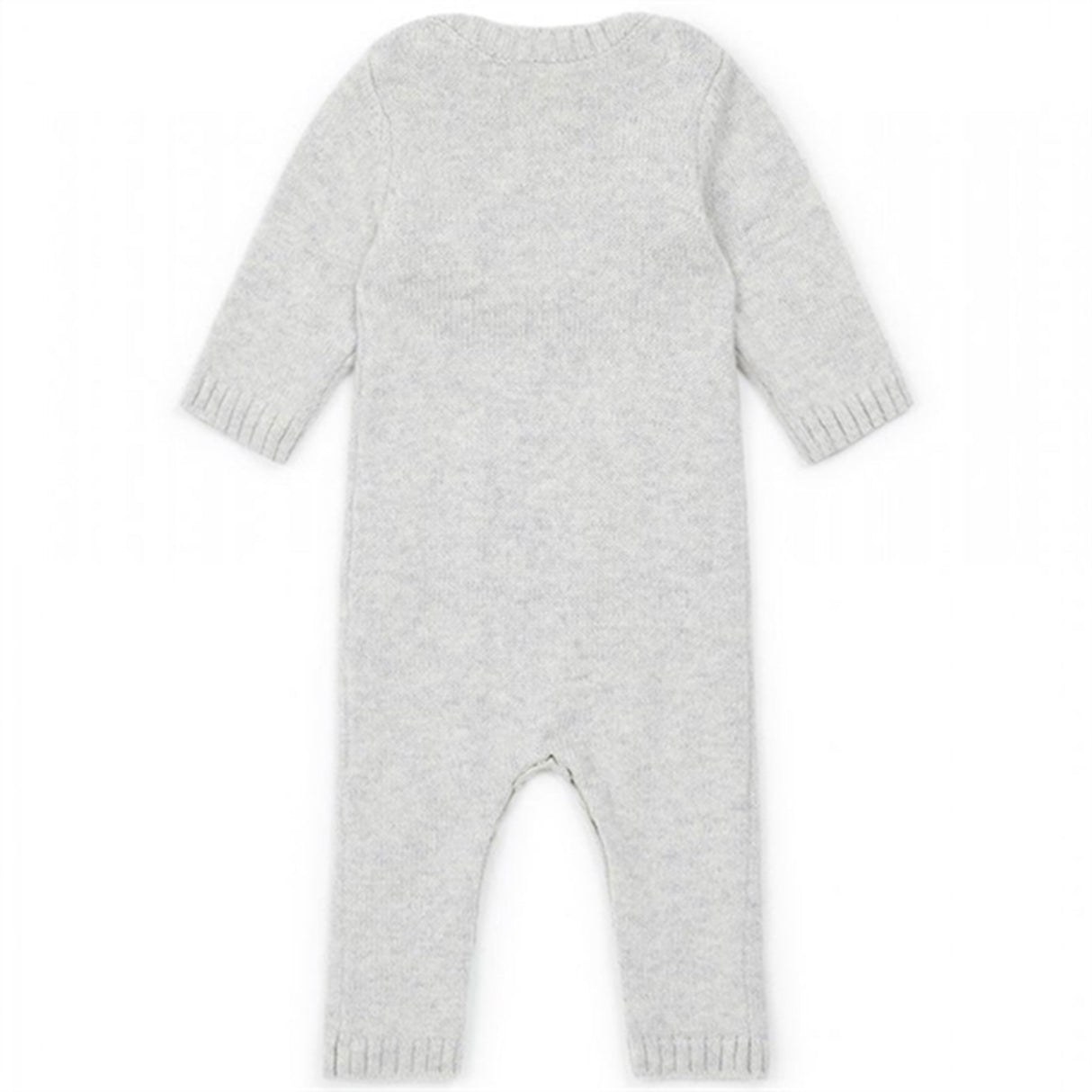 BONTON Heather Grey Knit Onesie 3