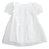 Dolly by Le Petit Tom Pearl Tulle Puff Aline Dress White