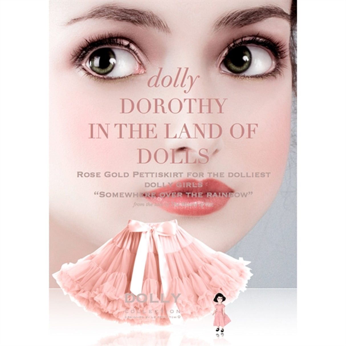 Dolly By Le Petit Tom Pettiskirt Dorothy In The Land Of Dolls Skirt Ballet Pink