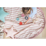 Play&Go 2-in-1 Play Mat Stripes Pink