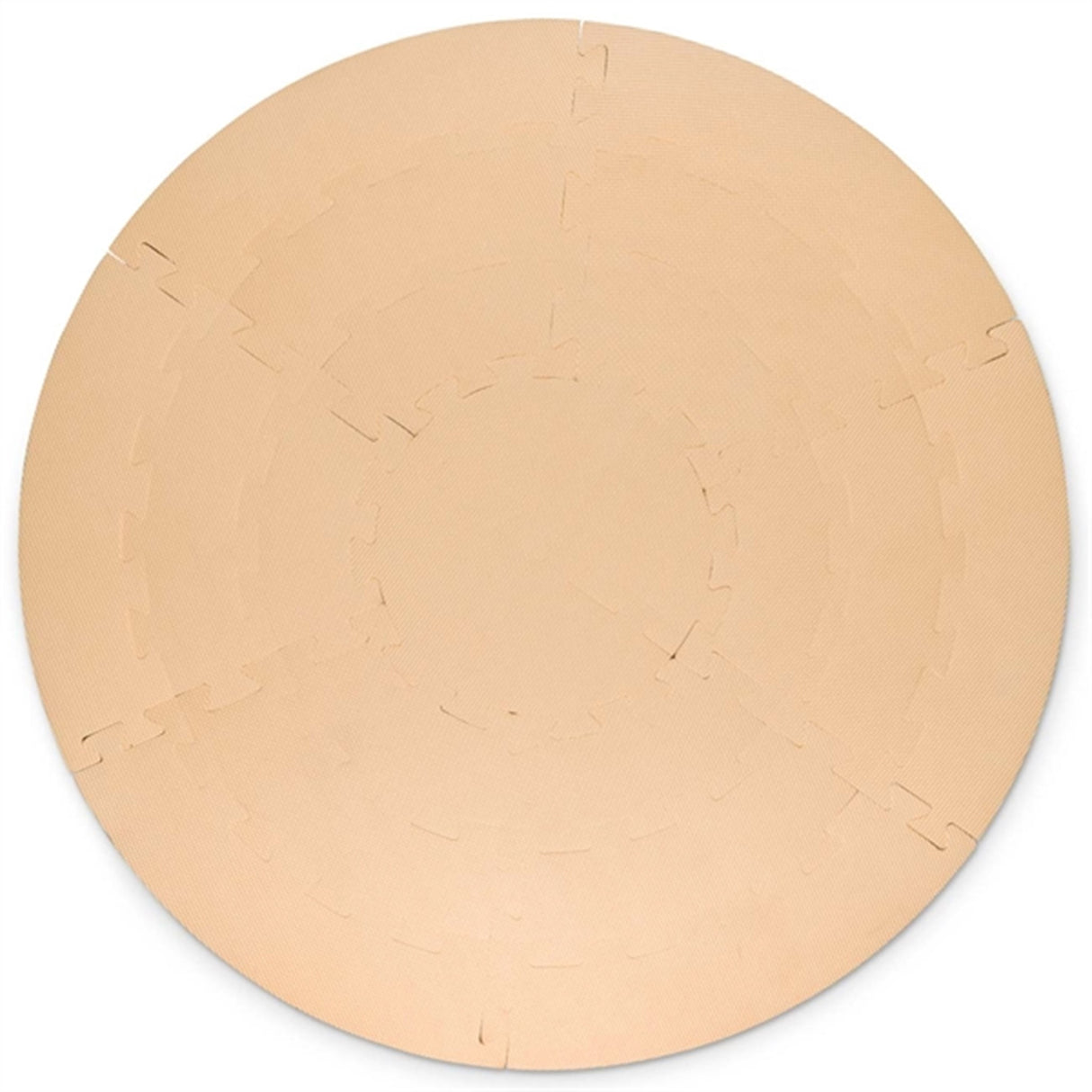 That's Mine Foam Play Mat Round Soft Beige