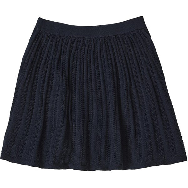 FUB Dark Navy Pointelle Skirt