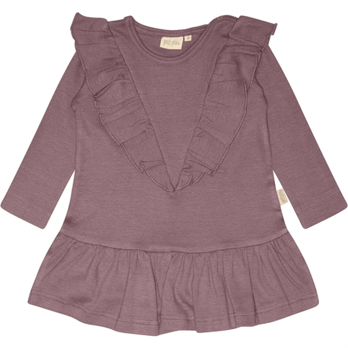 Petit Piao® Lavender Mist Dress Modal V-Frill