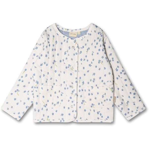 Petit Piao® Forget Me Not Quilted Jacket Printed