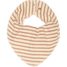 Petit Piao® Cafè Rose/Off White Bib Modal Striped